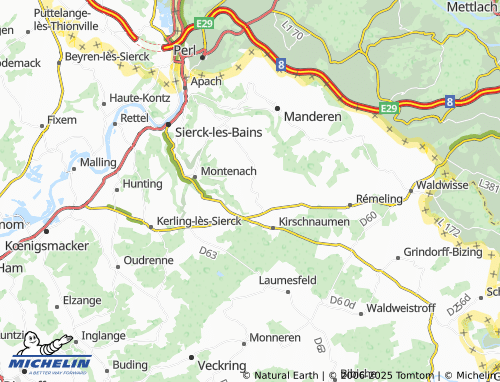 Carte MICHELIN Evendorff - ViaMichelin