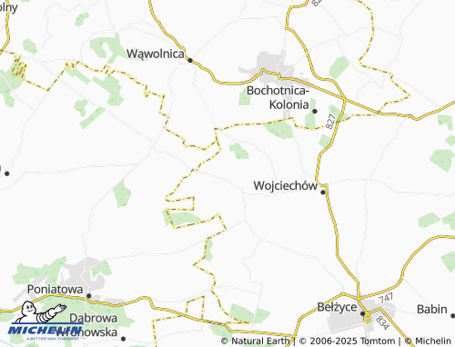MICHELIN-Landkarte Łubki - ViaMichelin