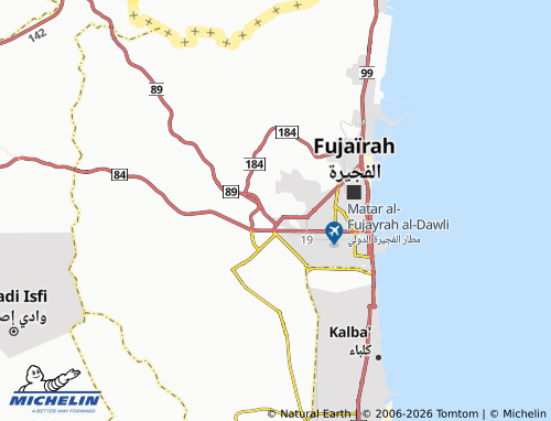 MICHELIN Haleefat map - ViaMichelin
