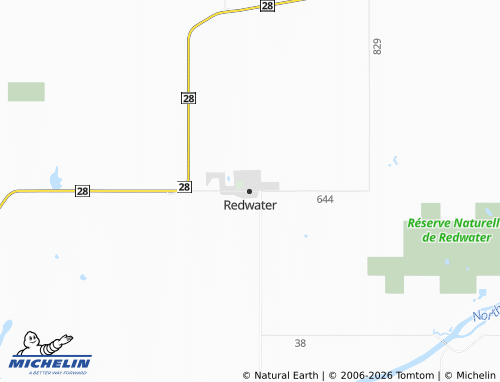 Mapa MICHELIN Redwater - ViaMichelin