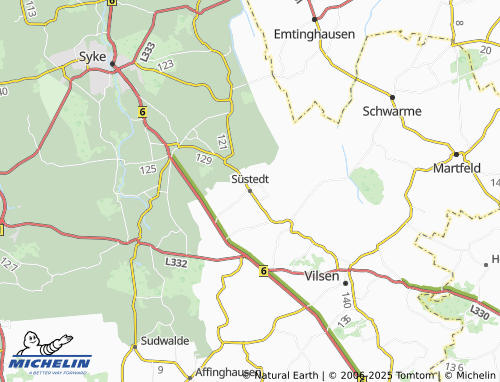 MICHELIN Süstedt map - ViaMichelin