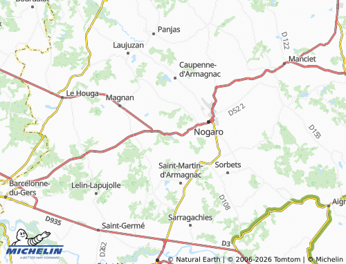 Mappa MICHELIN Arblade-le-Haut - ViaMichelin