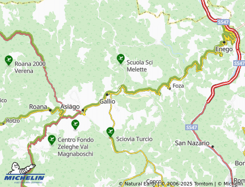 Kaart MICHELIN Valle dei Ronchi - ViaMichelin
