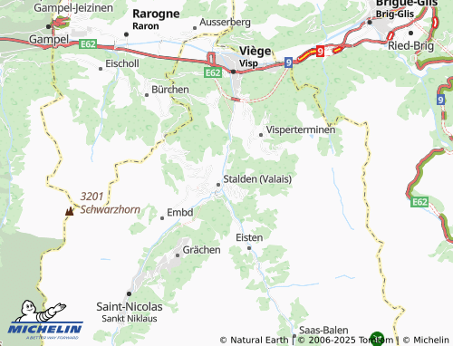 Carte MICHELIN Ackersand - ViaMichelin