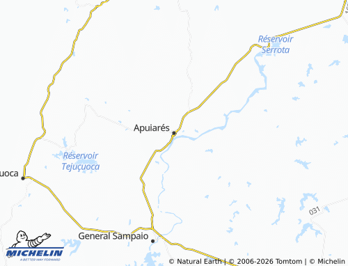 Carte MICHELIN Apuiarés - ViaMichelin