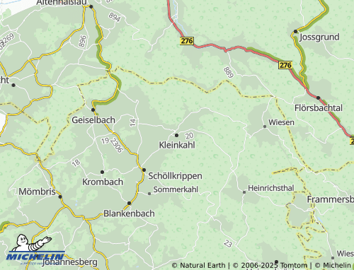 MICHELIN Kleinkahl map - ViaMichelin