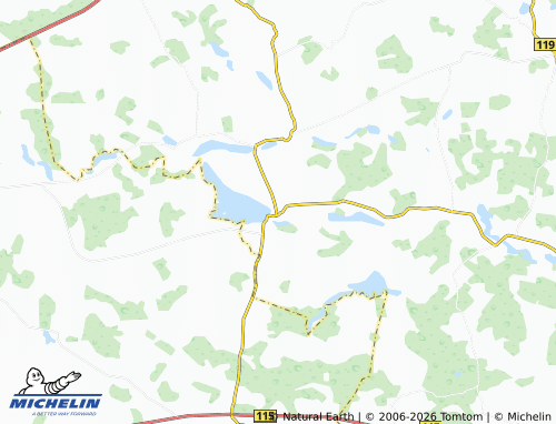 MICHELIN Balninkai map - ViaMichelin