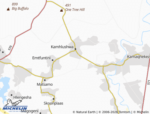 MICHELIN-Landkarte Sidlamafa - ViaMichelin
