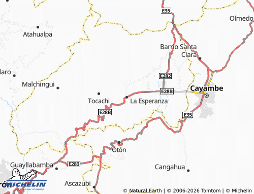 Mapa MICHELIN La Esperanza - ViaMichelin