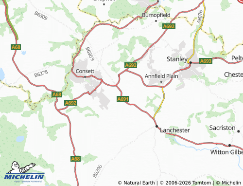 Mappa MICHELIN Iveston - ViaMichelin