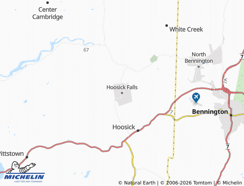 Mapa MICHELIN Hoosick Falls - ViaMichelin