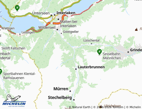 MICHELIN-Landkarte Isenfluh - ViaMichelin