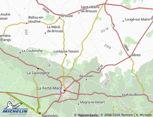 MICHELIN Le Grais map - ViaMichelin