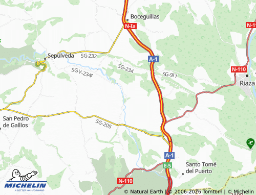 MICHELIN Sotillo map - ViaMichelin