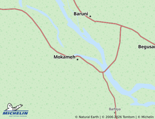 MICHELIN-Landkarte Mokameh - ViaMichelin