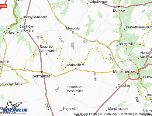 Mapa MICHELIN Brouy - ViaMichelin
