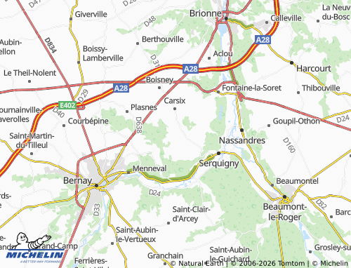 Carte MICHELIN Rostes - ViaMichelin