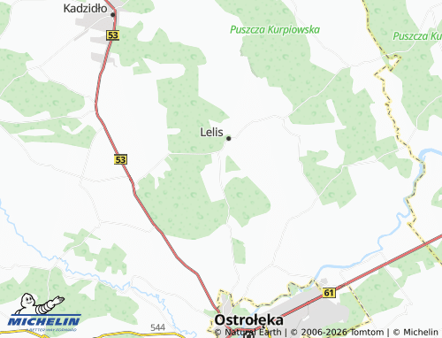 MICHELIN-Landkarte Durlasy - ViaMichelin