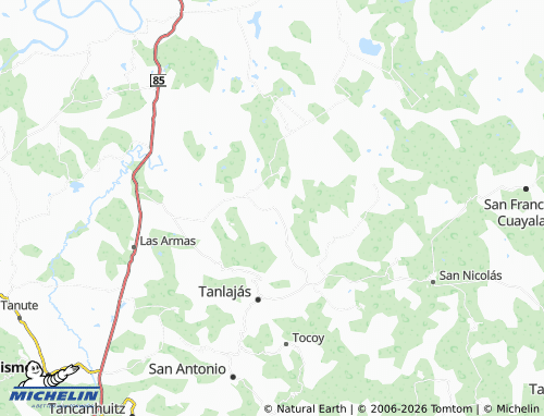 MICHELIN La Argentina, Ejido map - ViaMichelin