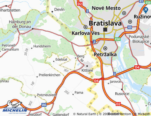 Mapa MICHELIN Berg - ViaMichelin