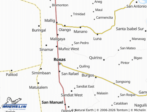 MICHELIN Villa Concepcion map - ViaMichelin