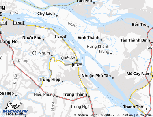 Kaart MICHELIN Chánh An - ViaMichelin