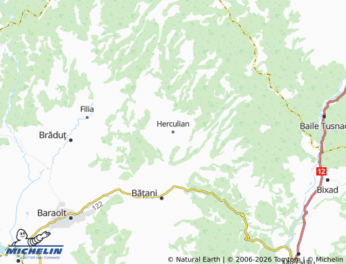 Mappa MICHELIN Herculian - ViaMichelin