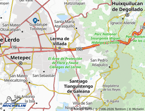 Mapa MICHELIN San Pedro Cholula - ViaMichelin