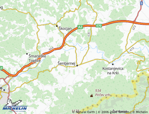 Kaart MICHELIN Mihovica - ViaMichelin