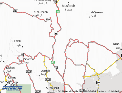 MICHELIN-Landkarte al-Rayaheen - ViaMichelin