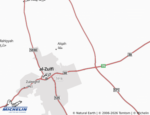 MICHELIN-Landkarte al-Muntazah - ViaMichelin