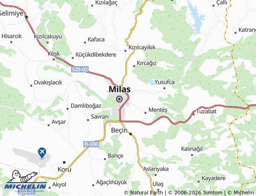 MICHELIN Şevketiye map - ViaMichelin