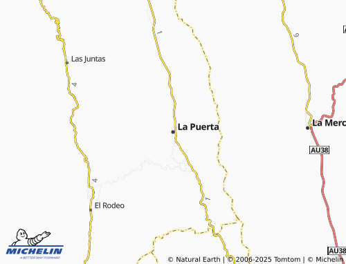 MICHELIN La Puerta map - ViaMichelin