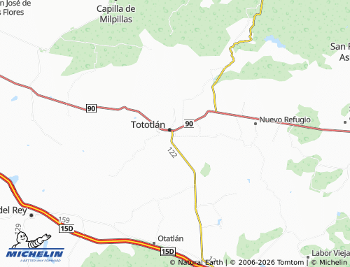 Mapa MICHELIN Teodosio R Guevara - ViaMichelin