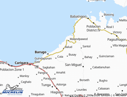 MICHELIN Balud map - ViaMichelin