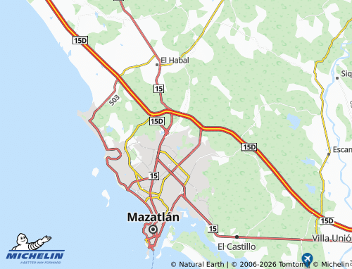 Mappa MICHELIN San Francisco Residencial - ViaMichelin