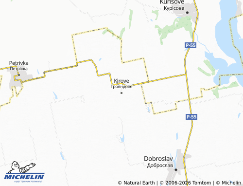 Mapa MICHELIN Troiandove - ViaMichelin
