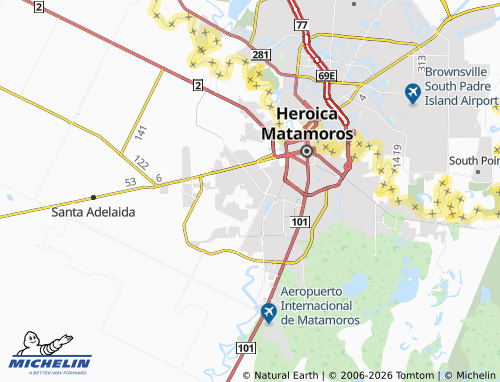 Mappa MICHELIN Nuevo Milenio - ViaMichelin