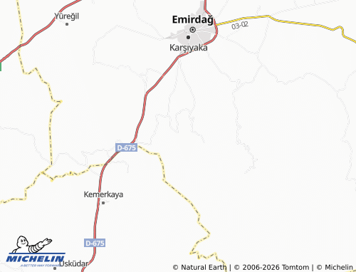 Mappa MICHELIN Çatallı - ViaMichelin