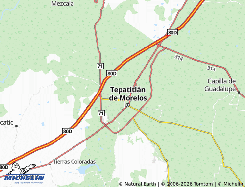 Mappa MICHELIN Cerrito de la Cruz - ViaMichelin