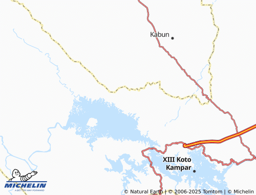 MICHELIN Ranah Sungkai map - ViaMichelin