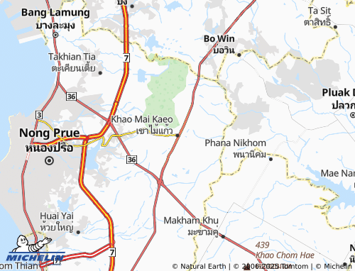 MICHELIN Khao Mai Kaeo map - ViaMichelin