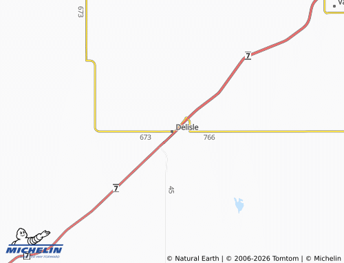MICHELIN Delisle map - ViaMichelin