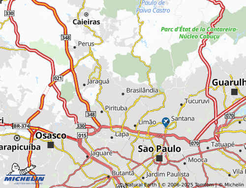 MICHELIN Brasilândia map - ViaMichelin
