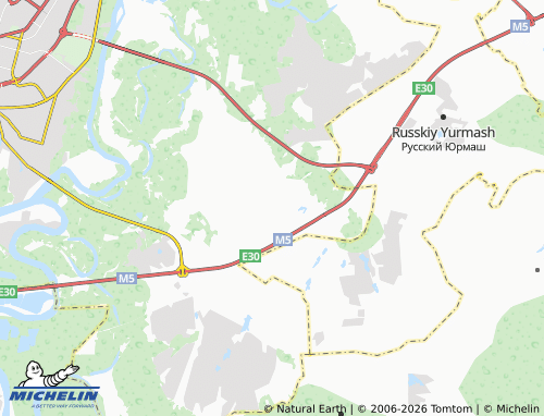 MICHELIN-Landkarte Samokhvalovka - ViaMichelin