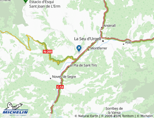 MICHELIN Adrall map - ViaMichelin