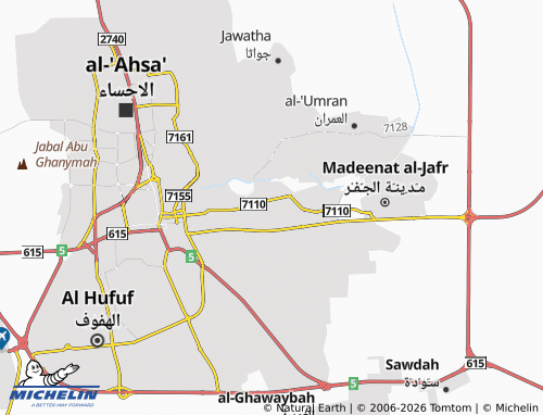 MICHELIN Quba map - ViaMichelin
