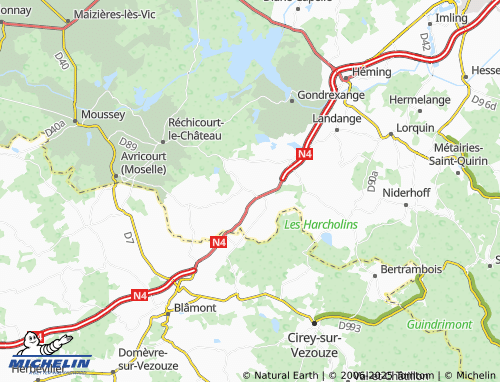 Carte MICHELIN Ibigny - ViaMichelin
