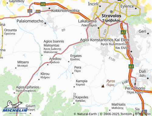 Mappa MICHELIN Psimolofou - ViaMichelin