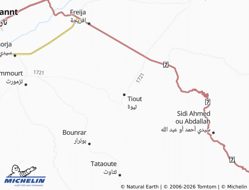 MICHELIN Tiyout map - ViaMichelin